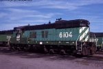 Burlington Northern SD9 6104